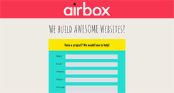 Desktop Screenshot of airboxstudios.com